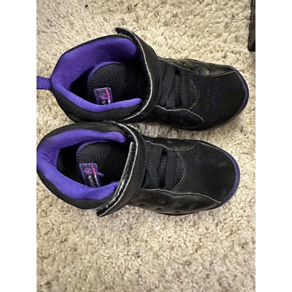 Nike Air Jordan Kids Jumpman Team Black Basketball Shoes - 10C - Picture 2 of 5